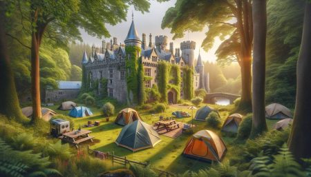 Escapade royale: séjourner dans un camping château
